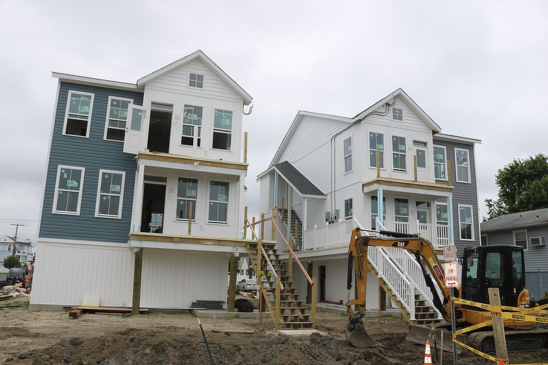 Two of the duplexes are being built at 240-244 Haven Ave.