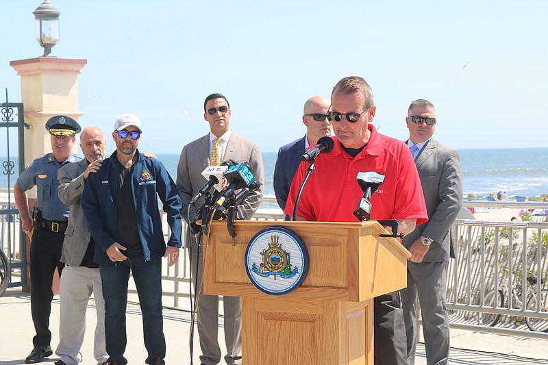 Ocean City Mayor Jay Gillian mentions his intention to introduce an ordinance banning E-bikes on the Boardwalk.