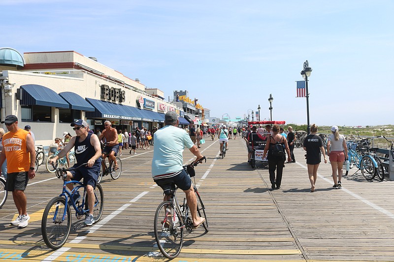 From bicyclists to joggers and strollers, the Boardwalk gets a huge amount of traffic and needs constant maintenance. 