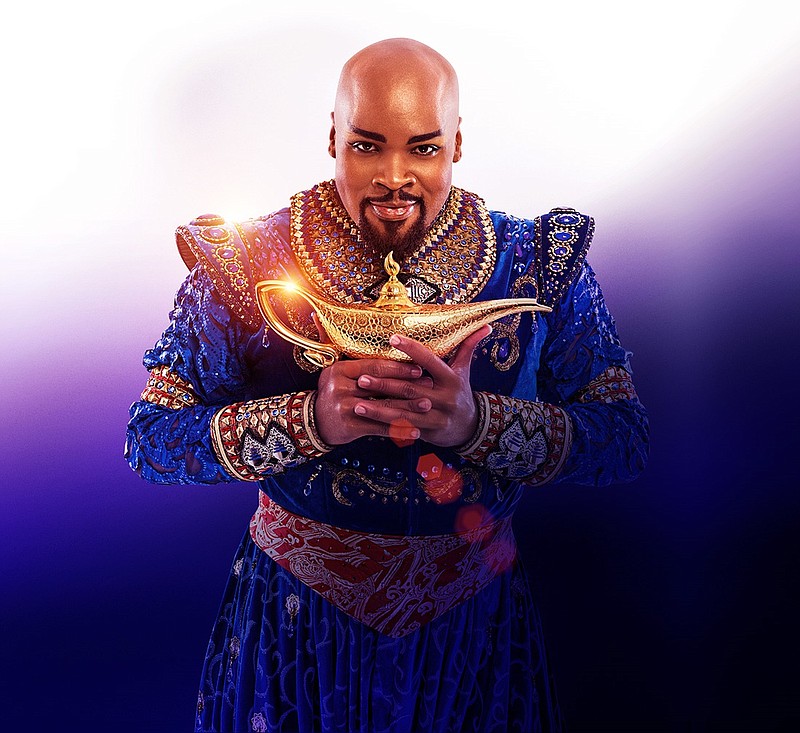 Michael James Scott in his role as the Genie in Disney’s "Aladdin." (Photo courtesy of Ocean City)