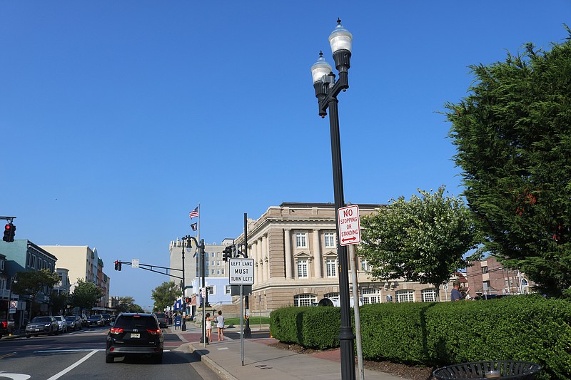 Ocean City is replacing these light fixtures for taller, brighter ones.