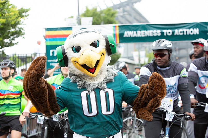 Eagles mascot SWOOP will help to entertain the crowds at Night in Venice. (Photo courtesy of Ocean City)