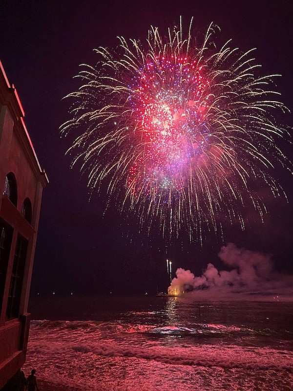 Fireworks cap off the holiday. (Photo courtesy of Ocean City)