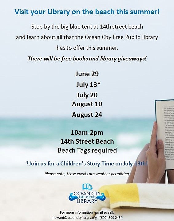 Ocean City Library Hitting the Beach OCNJ Daily