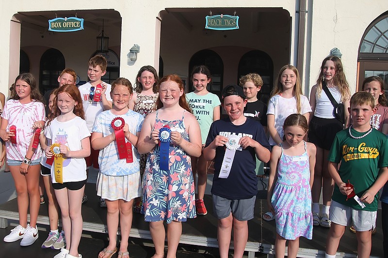 Shown are some of the contestants and winners participating in the 9-12 age group category.
(Photo by Donald Kravitz)