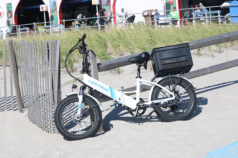 E-bikes also go up on the Boardwalk.