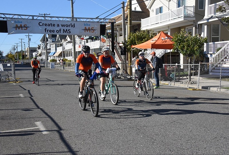 The MS City to Shore Ride begins in Cherry Hill and ends at Fifth Street and the Boardwalk in Ocean City. (Photo courtesy of Ocean City)