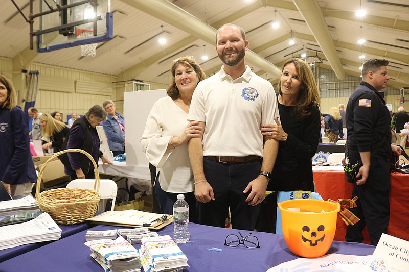 From left, Chamber representative Rose Savastano, Director of Community Services Dan Kelchner and Chamber Executive Director Michele Gillian share a light moment.