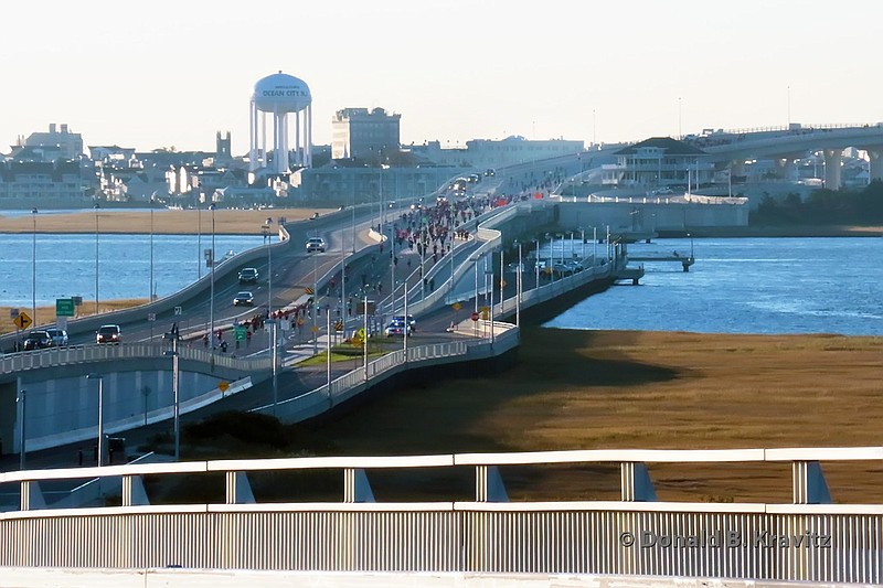 The Trail of Two Cities race follows the Route 52 Causeway from Ocean City to Somers Point. (Donald B. Kravitz photo courtesy of Ocean City)