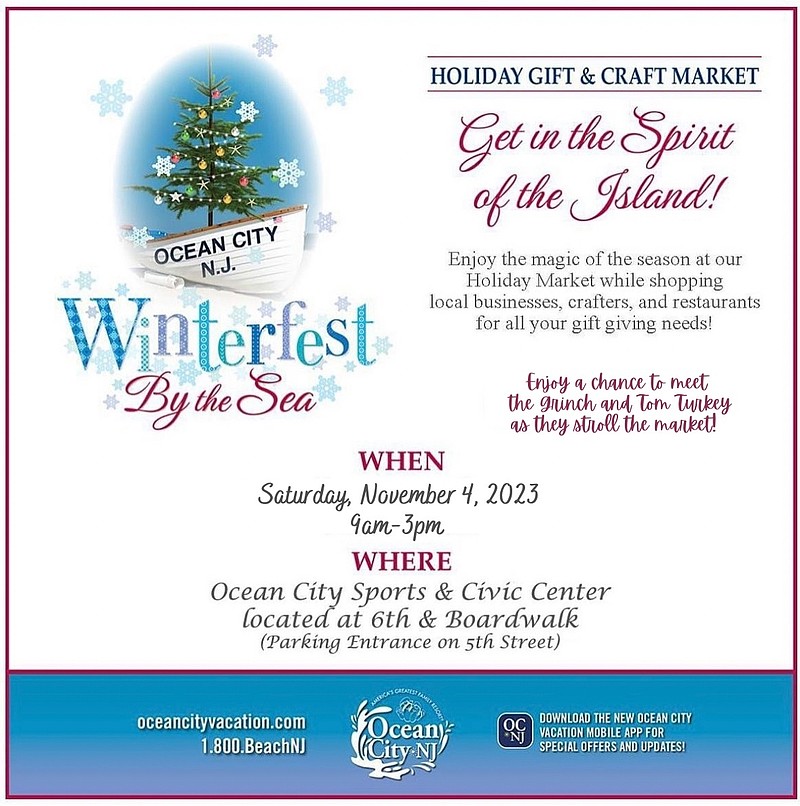 Get ready to shop at Winterfest. (Image provided by Ocean City)