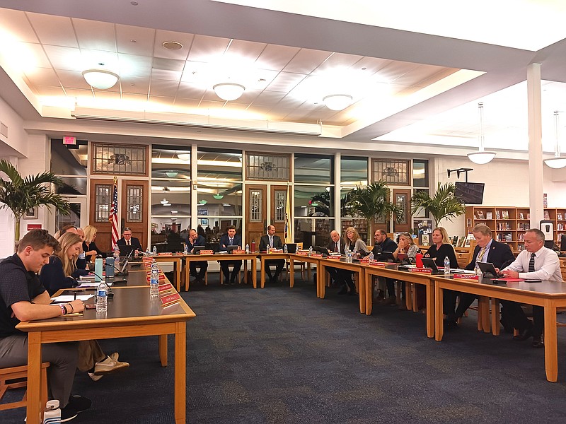 The Ocean City Board of Education during the November 17, meeting.