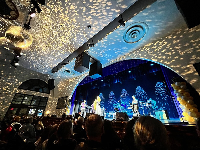 "Gypsy" performs to a crowd on First Night at the Music Pier. (Photo courtesy of  Martin Fiedler, Just Right TV Productions)