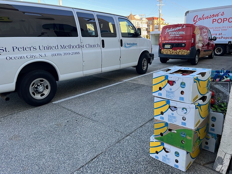 Boxes of food are ready to be delivered to help to nonprofit organizations to help people around the county. (Photo courtesy of Jen Bowman)