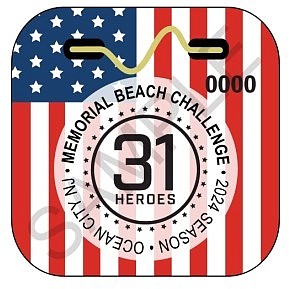 Military beach tags will be available free to veterans and active members of the armed forces beginning Saturday. (Image courtesy of Ocean City)