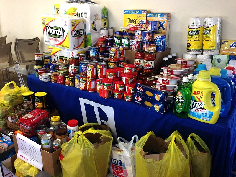 The Ocean City Board of Realtors Food Drive is underway through the end of the month. (Photo courtesy of Gloria Votta)