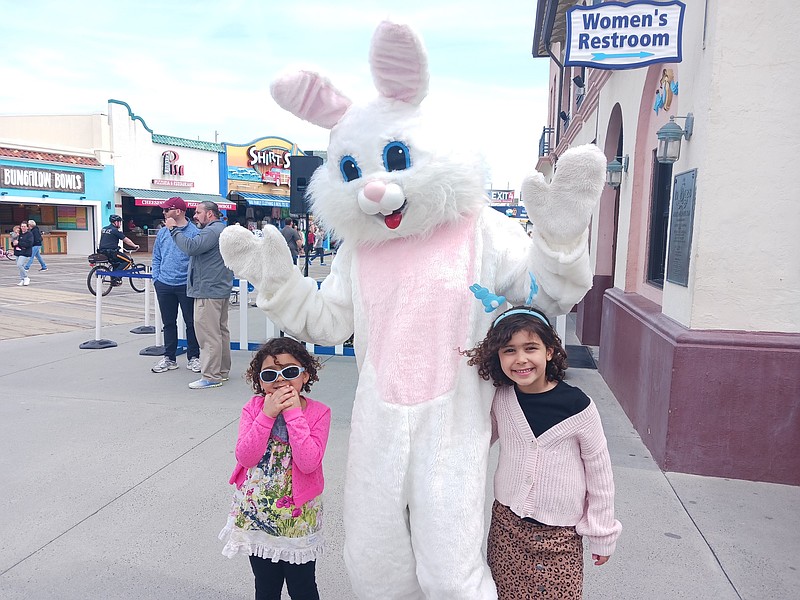 The Easter bunny will be making the rounds and entertaining the children for the holiday celebration in Ocean City.