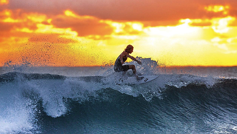 Image source - https://pixabay.com/photos/surfing-sunset-waves-surf-2212948/