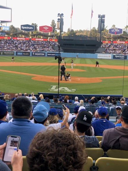 A Day Game at Dodger Stadium By Sam Coquillard