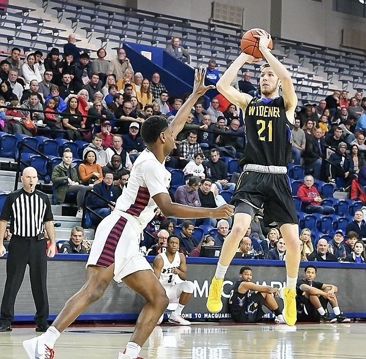 Connor Laverty also starred in basketball at Widener University.