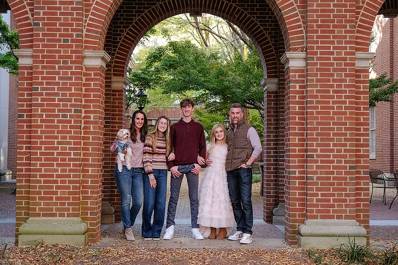 Marty Smith with his wife, Lainie (Cocozza), an Ocean City native, and their children. (Photo courtesy of Ocean City) 