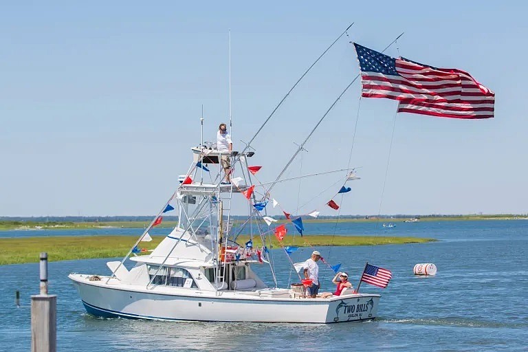 The patriotic annual boat parade in Avalon is July 3. (Photo provided)