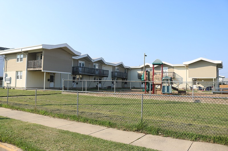 The existing Pecks Beach Village housing complex dates to the 1960s.