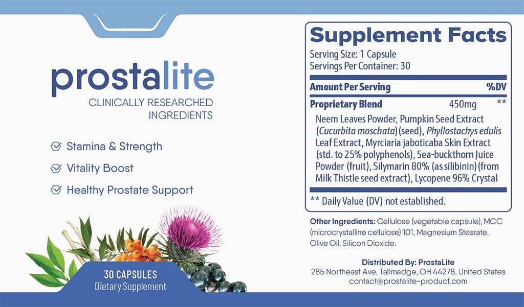 Prostalite Reviews &ndash; Does It Really Support Prostate Health & Reduce  Symptoms of BPH? - SeaIsle News