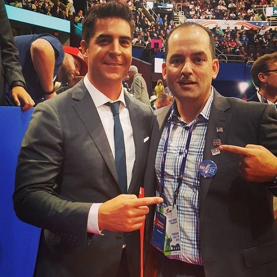 Jesse Watters with Tom Rotondi 