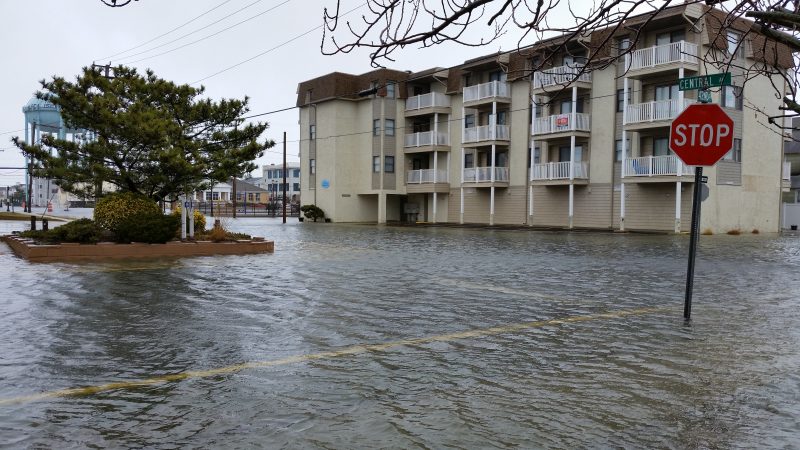 The intersection of 42nd Street and Central Avenue was one of the areas that was recently swamped during a recent storm.