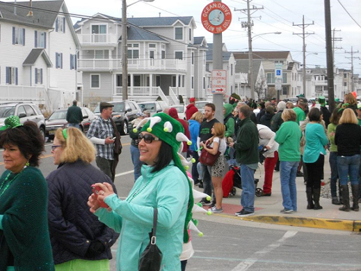 The Irish in everyone comes out at the parade.