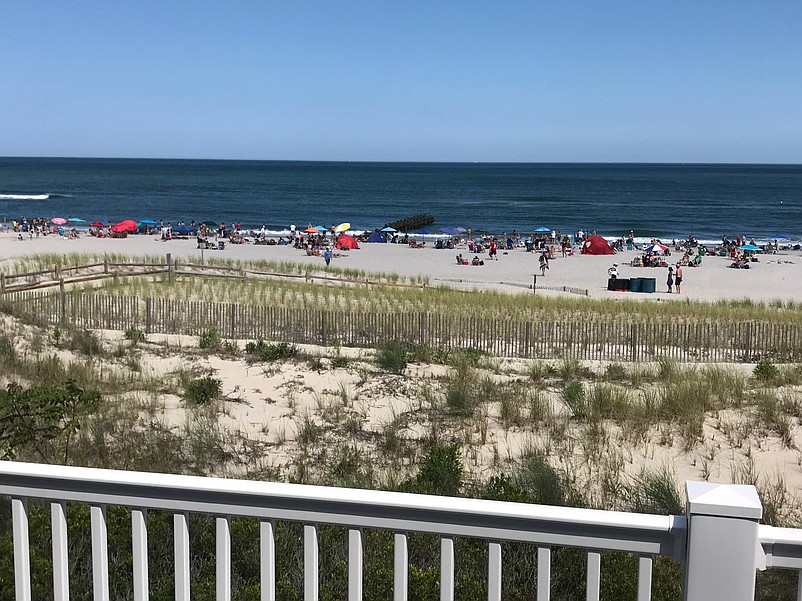 The ocean view is amazing from this beach side abode!