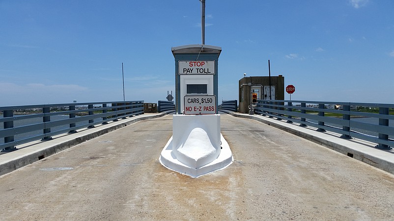 The bridge spans between Sea Isle City and Avalon.