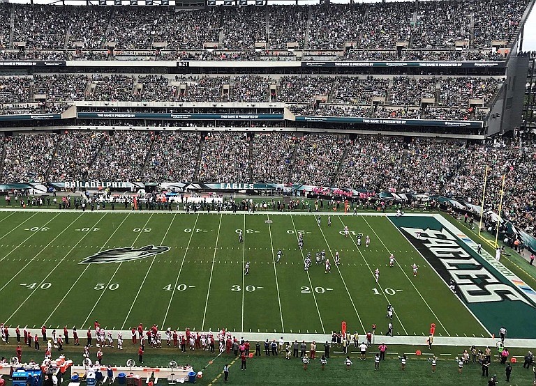 It was a great day to be an Eagles fan. Photo Credit: Katie Bowman 