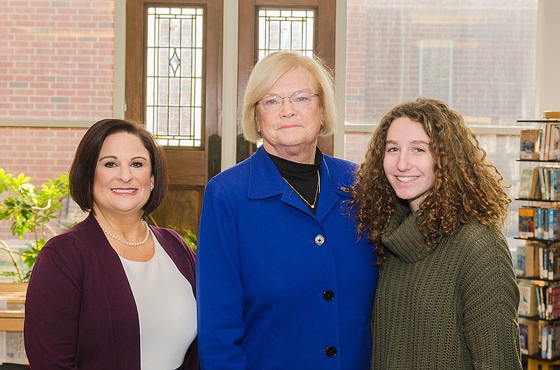 NJ State Teacher of the Year Amy T. Andersen, NJ State Superintendent of the Year Superintendent Dr. Kathleen Taylor, and NJ State Board of Education Representative Nora Faverzani.