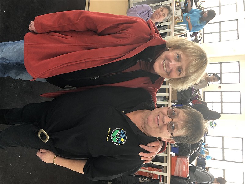 New Jersey Clean Communities Executive Director Sandy Huber, left, and Ocean City's Charlotte Moyer planned the event.