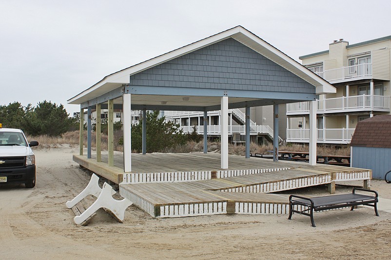 Improvements to the beachfront playground include an upgraded pavilion. (Courtesy Sea Isle City)