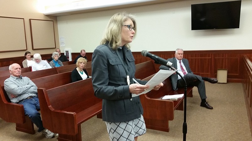 Paula Doll, Sea Isle's chief financial officer, discusses the 2018 municipal budget with City Council