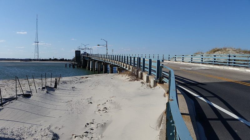 The Corsons Inlet Bridge links Strathmere with the southern tip of Ocean City.
