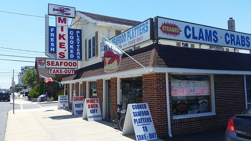 Mike's Seafood &amp; Dock Restaurant is a landmark in Sea Isle City's historic Fish Alley neighborhood.