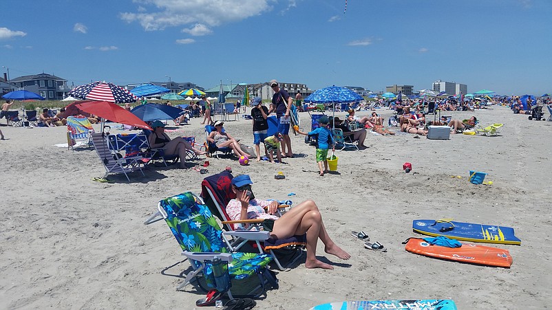 So far this year, beach tag sales in Sea Isle are well above the 2020 revenue.