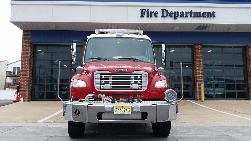 In addition to fighting fires, the new truck will be used to respond to emergencies in flooded areas during coastal storms.