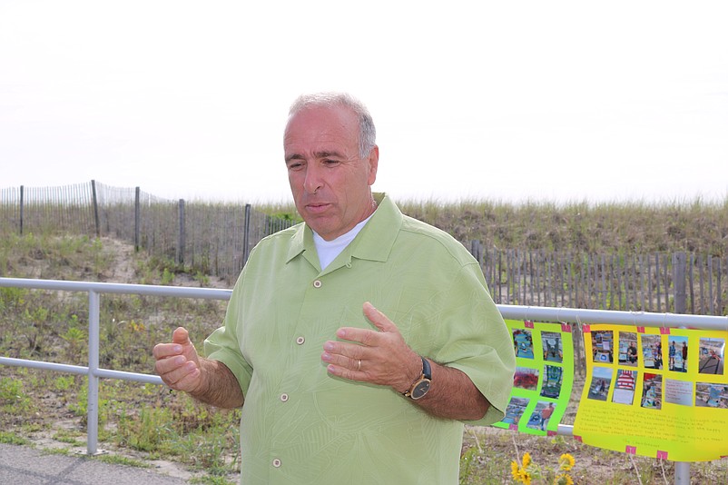 Sea Isle Mayor Lenny Desiderio talks about the close knit community and how the chair made people happy.