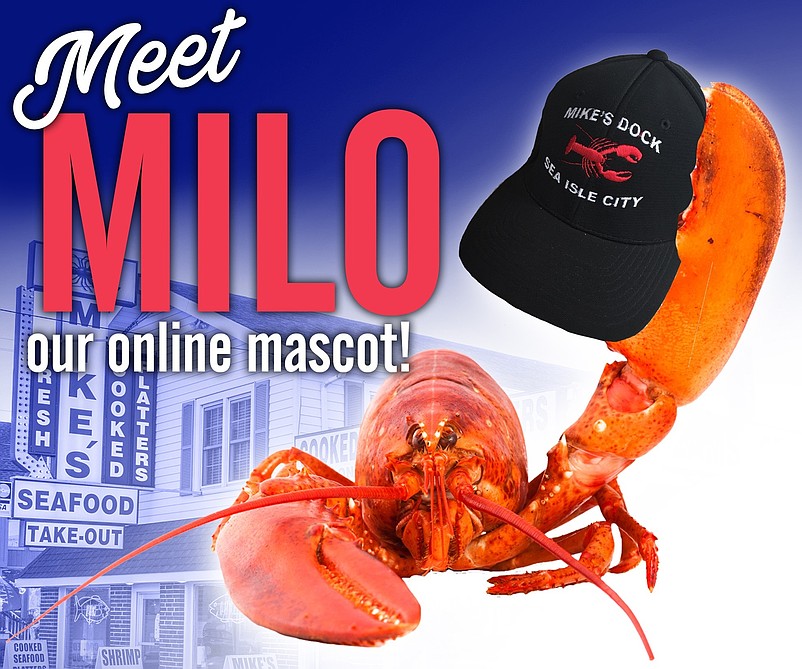 Meet Milo, the winning name of Mike's Seafood's clip art mascot. (Courtesy Mike Monichetti)