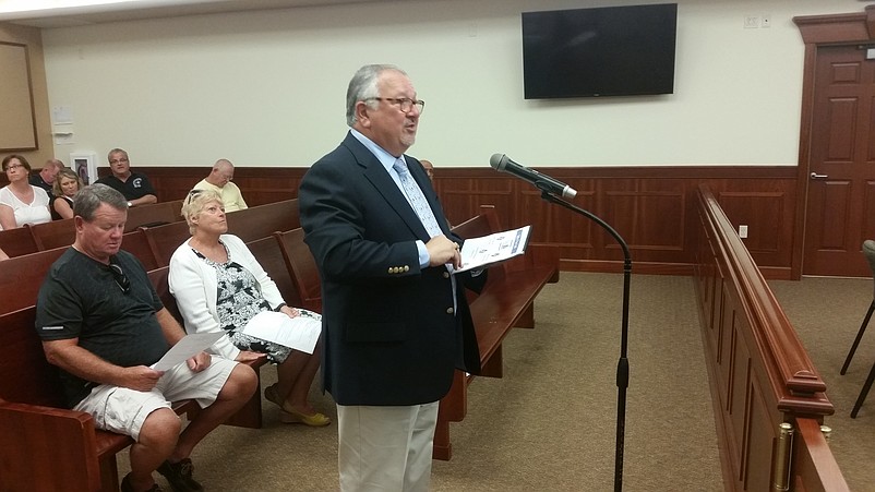 Paul Miola, who administers the Joint Insurance Fund, tells City Council that Sea Isle is doing a good job with its safety and wellness programs.