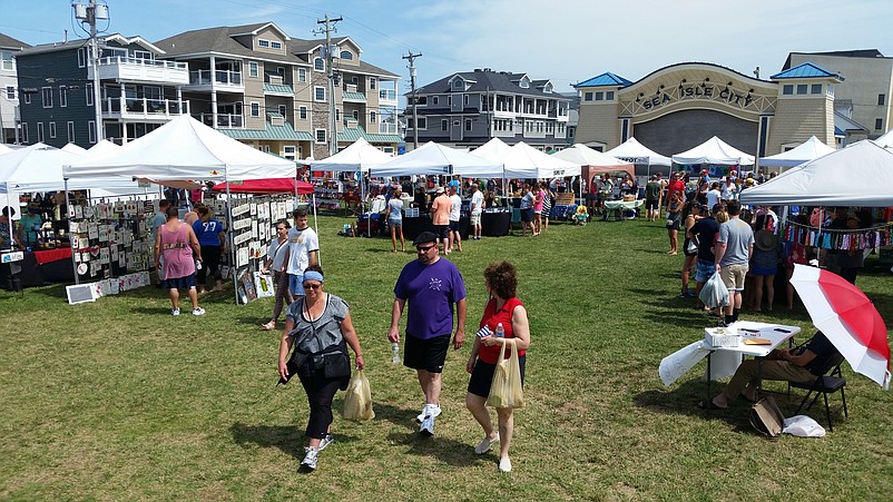 Security and safety measures at public events, like this one in Excursion Park, will have to comply with regulations proposed in Sea Isle's new ordinance.