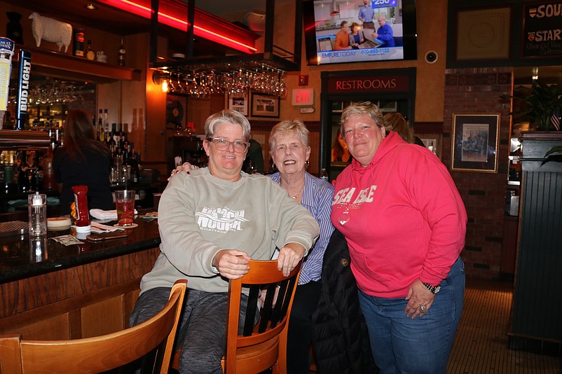 City Councilwoman Mary Tighe, right, is joined by her mother, Marie Tighe, and her friend, Michele Morrissey, for a Girls Weekend lunch at O'Donnell's Pour House.