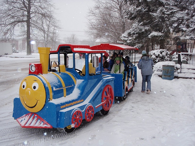 The "Roaming Railroad," of Suffield, Conn., may bring its play trains to Sea Isle for the Holiday Extravaganza this year. (Photo courtesy Roaming Railroad website)