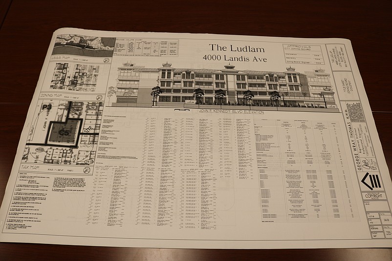 Plans on file with the Sea Isle City Zoning Board provide details on The Ludlam development.