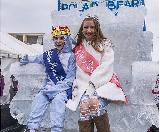 2018 Polar Bear Plunge Prince and Princess: Kyle Knoebel  and Lauren Mostak 