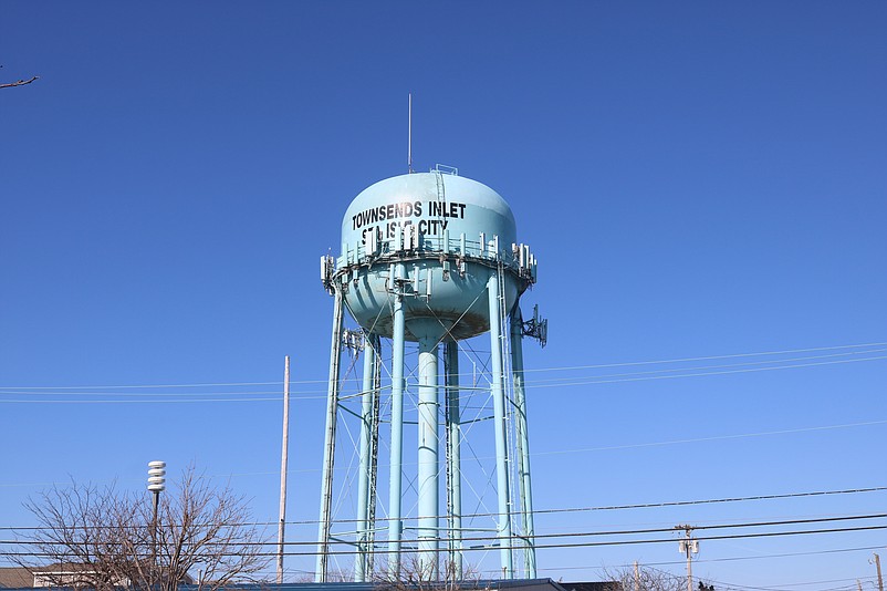 The Townsends Inlet water tower at 80th Street and Central Avenue is part of Sea Isle City's municipal water and sewer system.